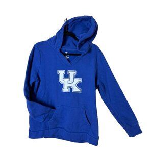 UNIVERSITY OF KENTUCKY Fanatics Brand Logo Hoodie V Neck Size Large